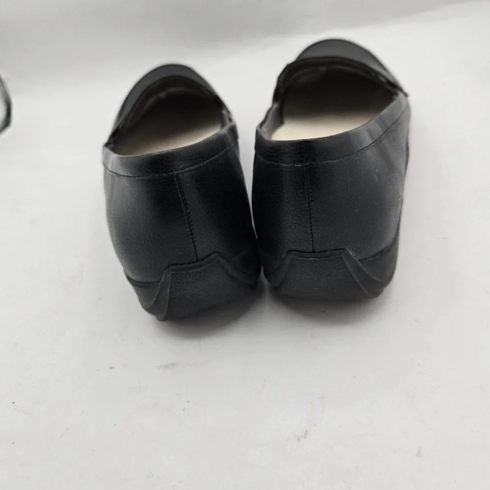LifeStride Melissa Women Loafer Shoes Black Synthetic Slip‎ On Size 10 M
